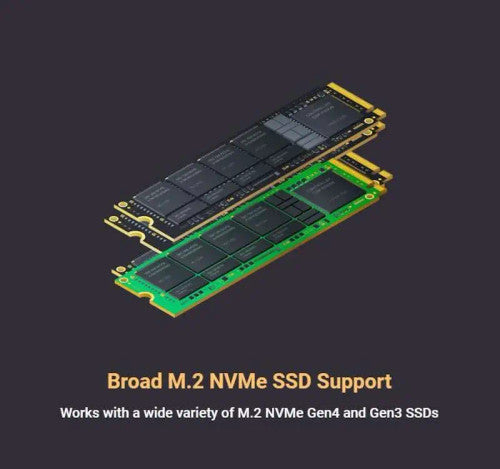 Sonnet Silent Gen 4 PCIe card with 8 x M.2 NVMe SSD slots up to 64GB storage - add your own SSD Sonnet Silent Gen 4 PCIe card with 8 x M.2 NVMe SSD slots up to 64GB storage - add your own SSD